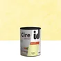 Cire  pour enduit ID, jaune paille mat, 1 l