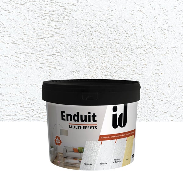 Enduit decoratif A014735 ID, blanc, 15