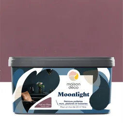 Peinture pailletée à effet Moonlight pour mur / plafonds / boiserie, MAISON DECO, 2 L nuit mars