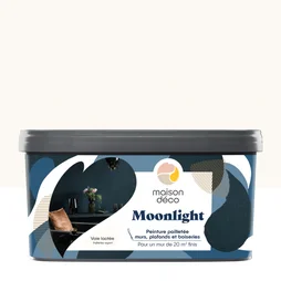 Peinture pailletée à effet Moonlight pour mur / plafonds / boiserie, MAISON DECO, 2 L voie lactée