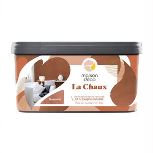 Peinture a effet, La chaux MAISON DECO, terracota, extramat, 2.5 l