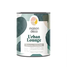 Protecteur Urban lounge, MAISON DECO, protecteur incolore satiné, 1 l