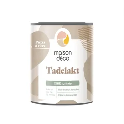 Cire Tadelakt, MAISON DECO, cire satinée satiné, 0.75l