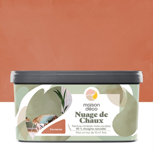 Peinture a effet, Nuage de chaux MAISON DECO, farniente, extramat, 2 l