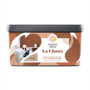 Peinture a effet, La chaux MAISON DECO, chanvre, extramat, 2.5 l