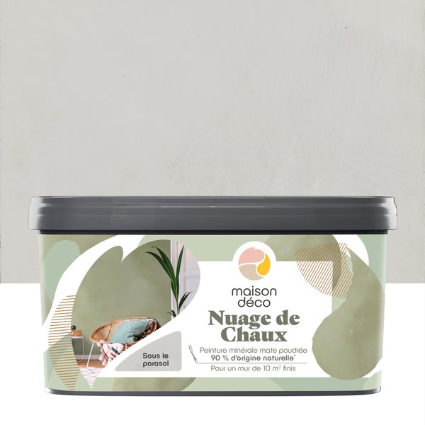 Peinture a effet, Nuage de chaux MAISON DECO, parasol, extramat, 2 l