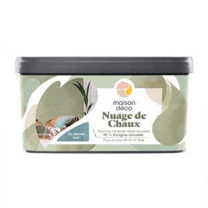 Peinture a effet, Nuage de chaux MAISON DECO, dernier bain, extramat, 2 l