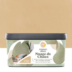 Peinture a effet, Nuage de chaux MAISON DECO, soleil, extramat, 2 l