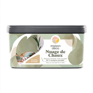 Peinture a effet, Nuage de chaux MAISON DECO, soleil, extramat, 2 l