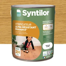 Vitrificateur parquet Nature protect SYNTILOR, incolore satiné 2.5 l