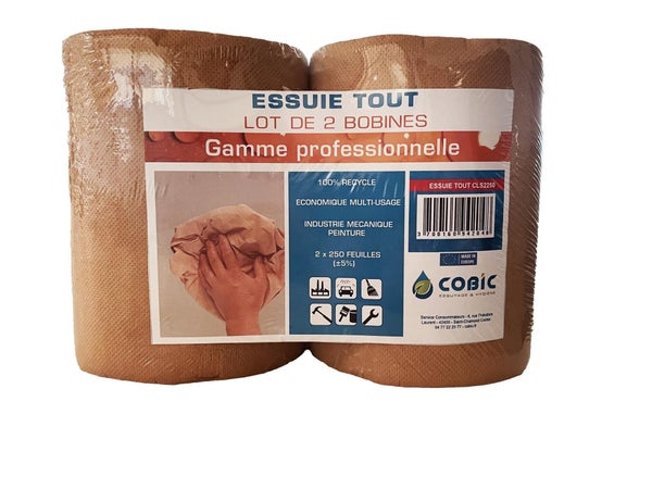 Lot de 2 bobines chamois BIC 250 feuilles