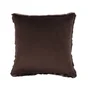 Coussin charlyne brown 45 x 45 cm marron