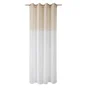 Voilage tamisant RIVEKA naturel blanc beige, 140 x 280 cm