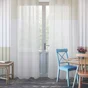 Voilage tamisant RIVEKA naturel blanc beige, 140 x 280 cm