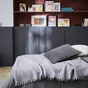 Plaid Nolan, gris l.130 x L.170 cm