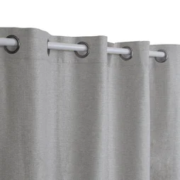 Rideau lidia ash 3 6 140 x 280 cm gris