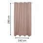 Rideau lidia havana 5 140 x 280 cm rose