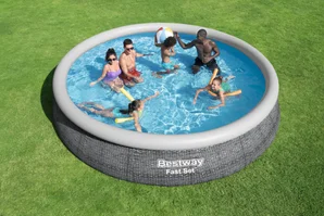 Piscine hors-sol Fast Set avec pompe, L.457 x H.84 cm, rondE