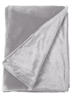 Plaid enalie granit 5 130 x 180 cm gris