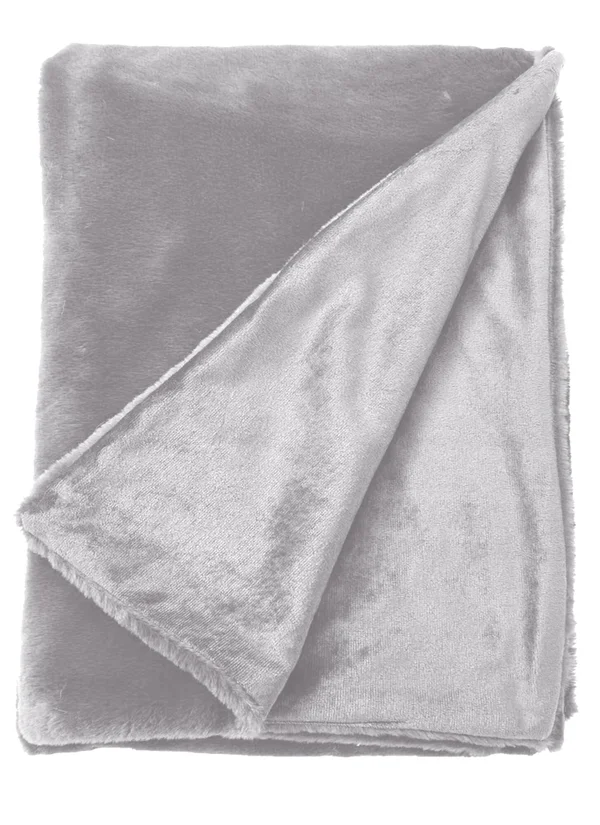 Plaid enalie granit 5 130 x 180 cm gris