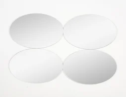 Set de 4 miroirs ovales 20x13cm
