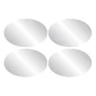Set de 4 miroirs ovales 20x13cm
