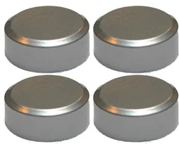 Fixations miroirs rondes aluminium