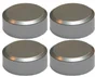 Fixations miroirs rondes aluminium
