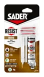 Colle de reparation epoxy bi-composant sader resist bois seringue 10g
