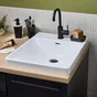 Distributeur de savon plastique, SENSEA, noir