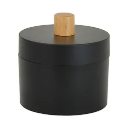 Boite à coton plastique SENSEA Scandi, noir
