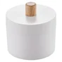 Boite à coton plastique SENSEA Scandi, blanc