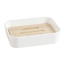 Porte-savon plastique SENSEA Scandi, blanc