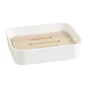 Porte-savon plastique SENSEA Scandi, blanc