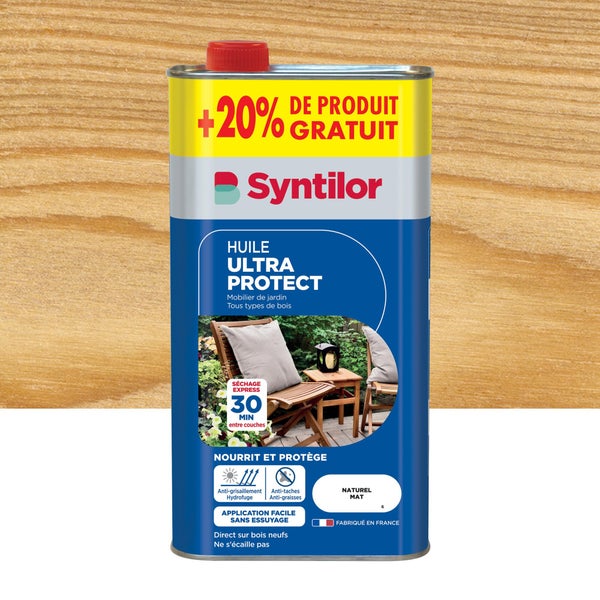 Huile SYNTILOR ultra prot 1 L + 20% gratuit naturel