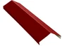 Faitiere acier / acier galvanise rouge x L.0.9 m