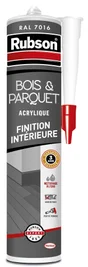 Mastic bois/parquet acrylique RUBSON gris foncé cartouche 280ml