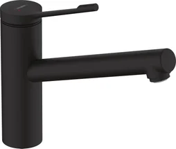 Mitigeur de cuisine noir HANSGROHE Zesis lean