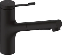 Mitigeur de cuisine avec douchette noir HANSGROHE Zesis
