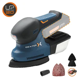 Ponceuse delta sans fil, 20 v, UP20, sans batterie