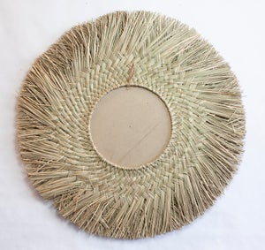 Miroir rond Tanah naturel diam.110 cm
