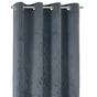Rideau Ivannie, bleu encre l.140 x H.280 cm