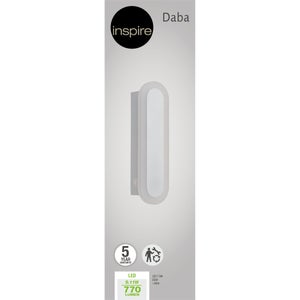 Applique, design métal blanc 770Lm INSPIRE Daba