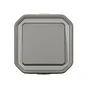 Poussoir étanche prêt à poser, LEGRAND Plexo, gris