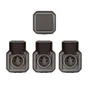 Lot de 1 interrupteur VV et 3 prises avec terre complet, LEGRAND Plexo, anth
