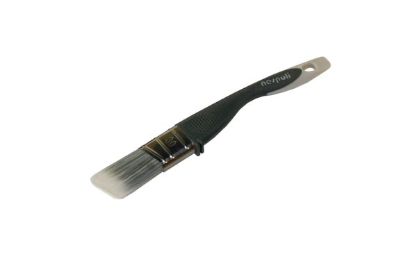 Brosse plate pour crepi, vernis et peinture