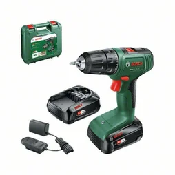 Perceuse visseuse sans fil BOSCH, 18 V 2 Ah, 2 batteries 06039D8005