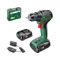 Perceuse visseuse sans fil BOSCH, 18 V 2 Ah, 2 batteries 06039D7002