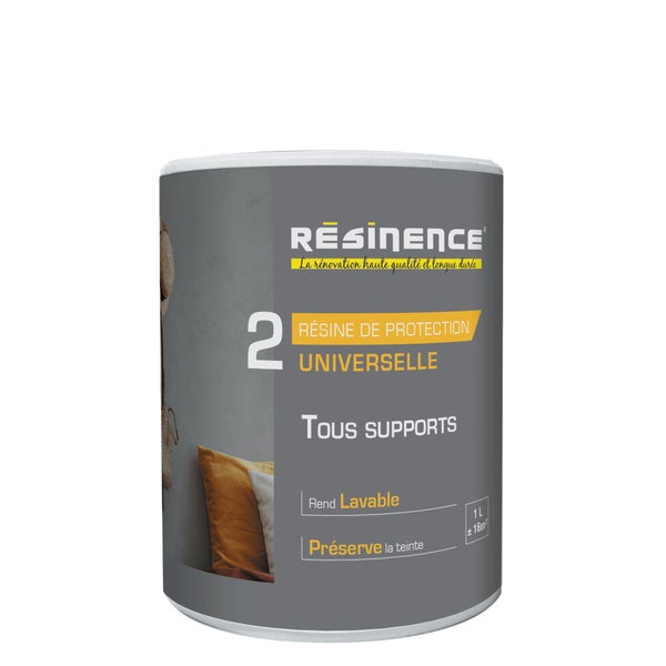 Resine de protection mur, sol et carrelage resinence, incolore mat, 1 l