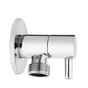 Robinet d'arrêt mural kit hygiène mâle / mâle 15 x21 mm